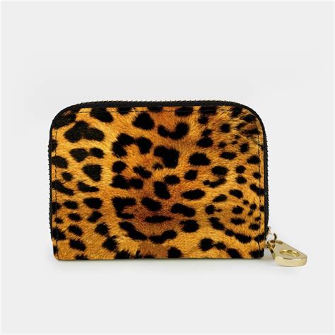 leopard rfid stainless steel wallet credit card holder|Leopard Rfid Card Holder .